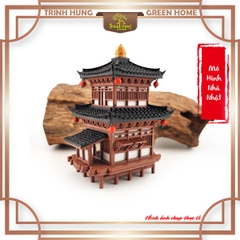 Mô hình nhà Nhật in 3D - nhà có mái hiên 2 tầng