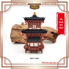 Mô hình nhà Nhật in 3D - nhà có mái hiên 2 tầng