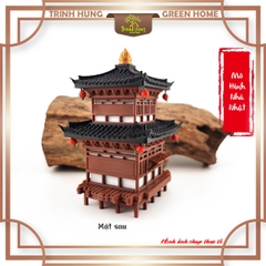 Mô hình nhà Nhật in 3D - nhà có mái hiên 2 tầng
