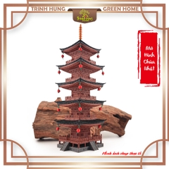 Mô hình nhà Nhật in 3D - tháp 5 tầng Toji