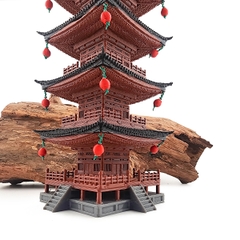Mô hình nhà Nhật in 3D - tháp 5 tầng Toji