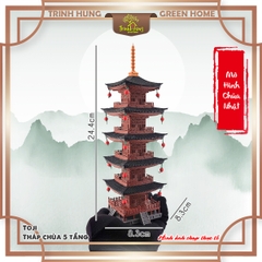 Mô hình nhà Nhật in 3D - tháp 5 tầng Toji