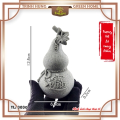 Tượng hồ lô may mắn đá sa thạch