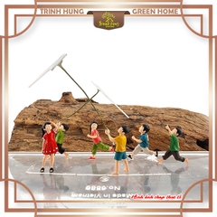 Mô hình Diorama 1/64 - thả diều - in 3D sắc nét