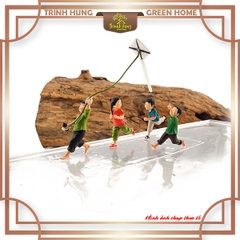 Mô hình Diorama 1/64 - thả diều - in 3D sắc nét