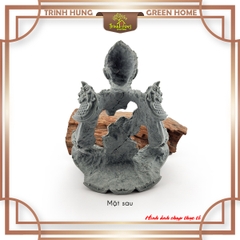 Tượng Ngộ Không - đấu chiến thiền tâm đá sa thạch ST0375