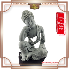 Tượng Hư Không Thiền Phật - An nhiên đá sa thạch ST0376