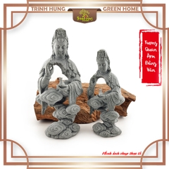 Tượng Quan âm đằng vân đá sa thạch