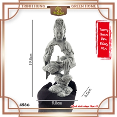 Tượng Quan âm đằng vân đá sa thạch