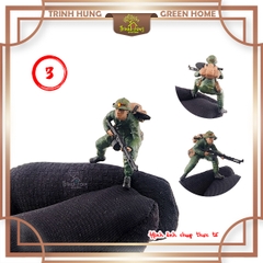 Bộ 12 lính bộ đội Việt Nam diorama tỷ lệ 1:64