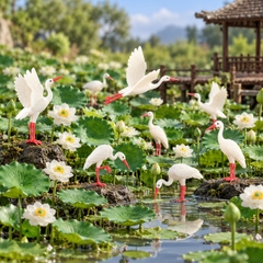 Mô hình cò in 3D sắc nét