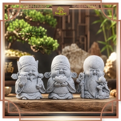 Bộ tượng Tam Đa đá sa thạch