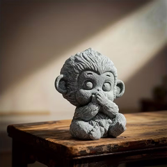 Bộ tượng thạch hầu tứ không đá sa thạch ST0380