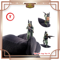 Bộ 12 lính bộ đội Việt Nam diorama tỷ lệ 1:64