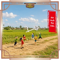 Mô hình Diorama 1/64 - thả diều - in 3D sắc nét