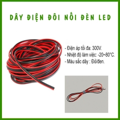 Dây điện đôi đỏ đen