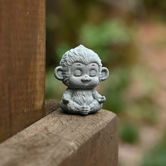 Bộ tượng thạch hầu tứ không đá sa thạch ST0380