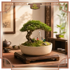 Mô hình Diorama 1/64 - thả diều - in 3D sắc nét