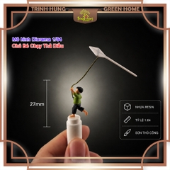 Mô hình Diorama 1/64 - thả diều - in 3D sắc nét