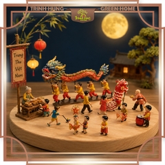 Mô hình trung thu, lễ hội in 3D sắc nét - Diorama 1:87