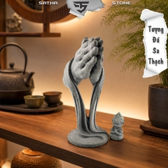 Bộ tiểu Tôn Ngộ Không giác ngộ đá sa thạch ST.PVN2678