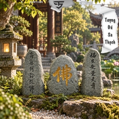 Tượng tảng đá deco đá sa thạch
