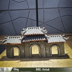 Mô hình cổng tam quan, cổng đình, chùa