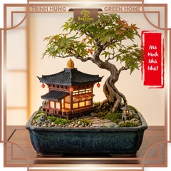 Mô hình nhà Nhật in 3D - nhà có mái hiên 1 tầng