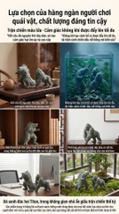 Bộ tượng Godzilla vs king kong đá sa thạch