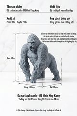 Bộ tượng Godzilla vs king kong đá sa thạch