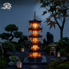 Mô hình nhà Nhật in 3D - tháp 5 tầng Toji