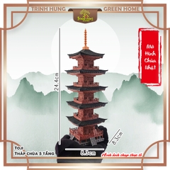 Mô hình nhà Nhật in 3D - tháp 5 tầng Toji