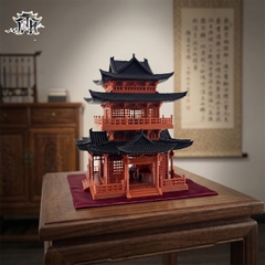 Mô hình nhà cổ trung quốc - Lầu 3 tầng