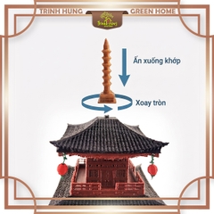 Mô hình nhà Nhật in 3D - tháp 5 tầng Toji