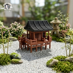 Mô hình nhà cổ trung quốc - Nhà sàn gỗ
