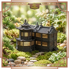 Mô hình nhà cổ in 3D sắc nét
