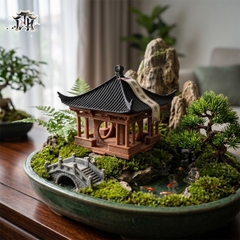 Mô hình nhà cổ trung quốc - cổ nguyệt lầu