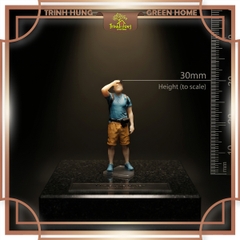 Mô hình Diorama picnic, leo núi in 3D sắc nét