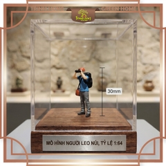 Mô hình Diorama picnic, leo núi in 3D sắc nét