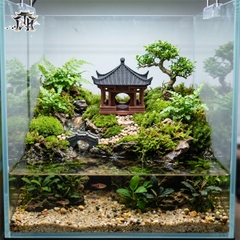 Mô hình nhà cổ trung quốc - cổ nguyệt lầu