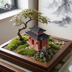Mô hình nhà cổ trung quốc - nhà 2 cửa sổ