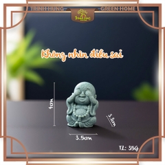 Bộ 4 tiểu di lặc tứ không mini đá sa thạch ST0292ABCD