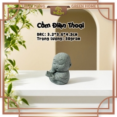 Tượng chú tiểu tu hành 4.0 đá sa thạch ST0316