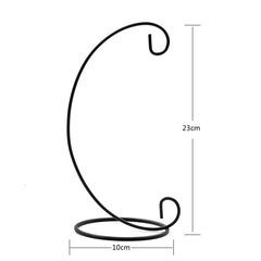 Giá đỡ móc treo bình thủy tinh treo khung sắt