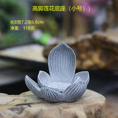 Tượng đế ngồi, đài sen đá sa thạch