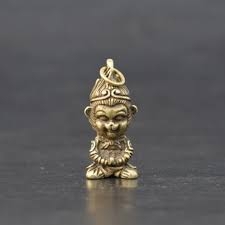 Tôn Ngộ Không thiền 01 chất liệu đồng thau TD02