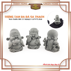 Bộ tượng Tam Đa đá sa thạch