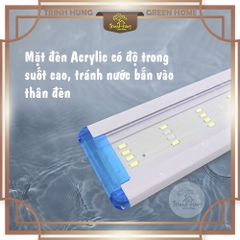 Đèn led thanh ngang 4 hàng bóng