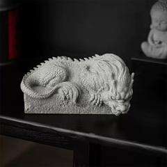 Tượng ngọa long chi thạch đá sa thạch ST.PVN2379