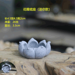 Tượng đế ngồi, đài sen đá sa thạch